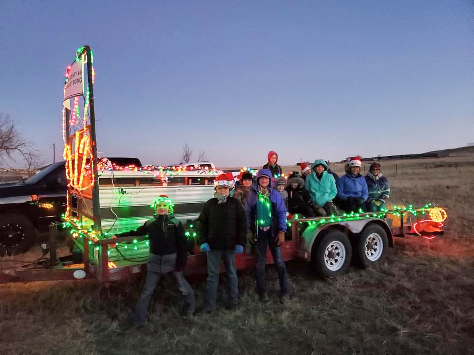 Christmas Parade in Hillsdale Pine Bluffs Post