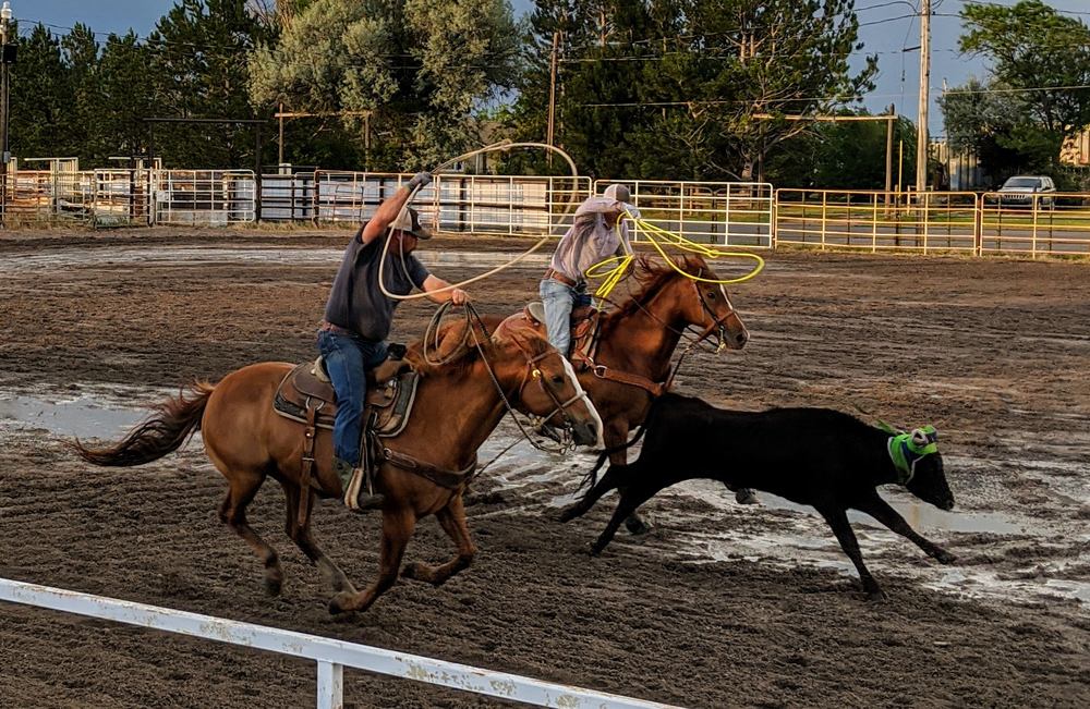 Nebraska ropers win Friday team roping event Pine Bluffs Post